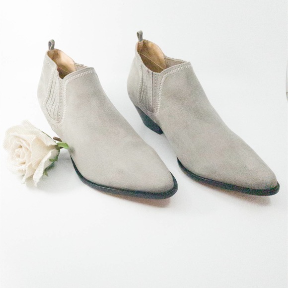 NEW Schutz Jacqueline Suede Bone Ankle Booties - Size 10.5 - Picture 9 of 10